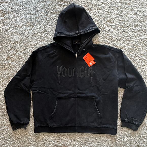 YoungLA Other - Men's YoungLA 5009 MidnightCollectionHoodie NWT XL WashedChar